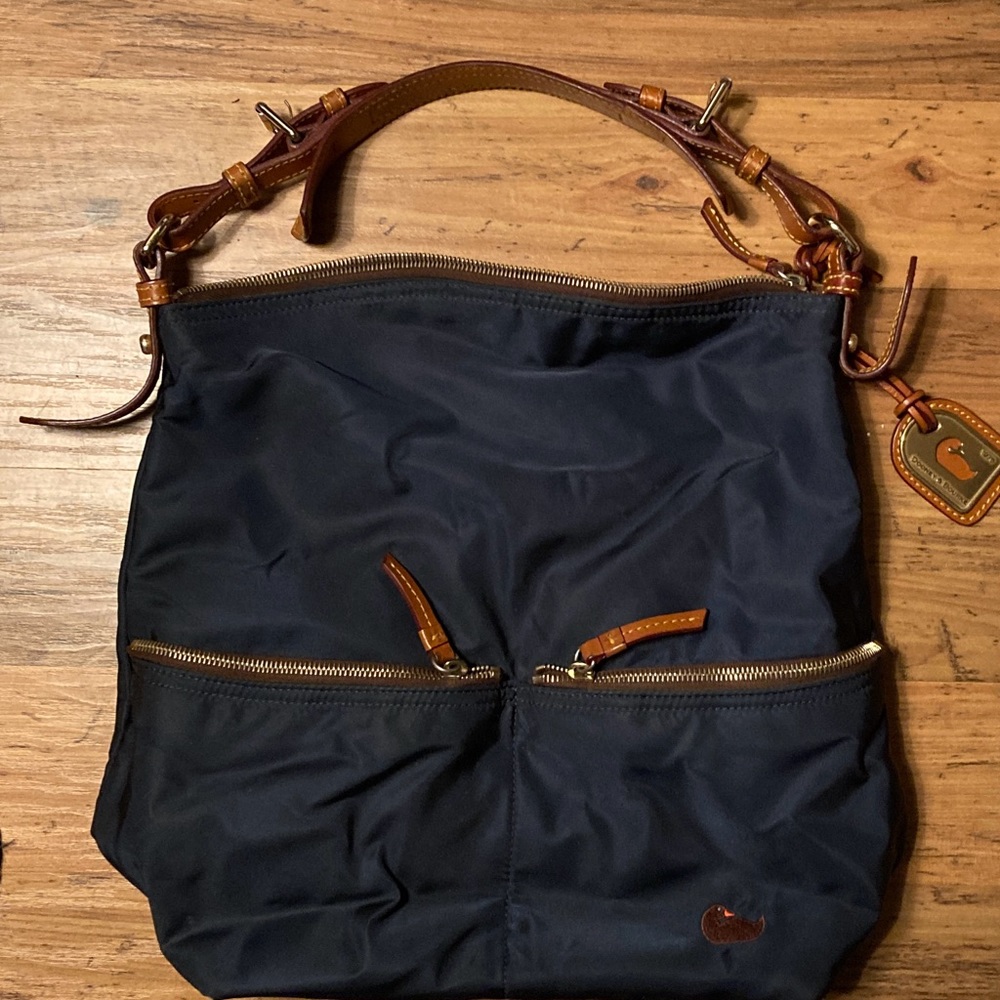 Dooney & Bourke deep navy canvas handbag